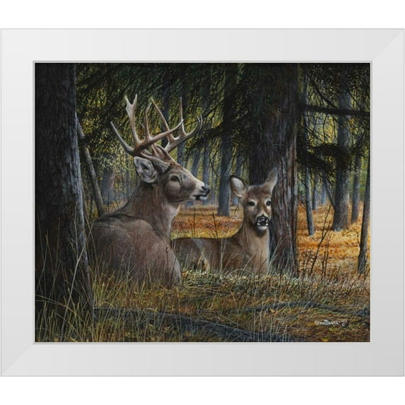 Daniel, Kevin 14x12 White Modern Wood Framed Museum Art Print Titled - Autumn Royalty
