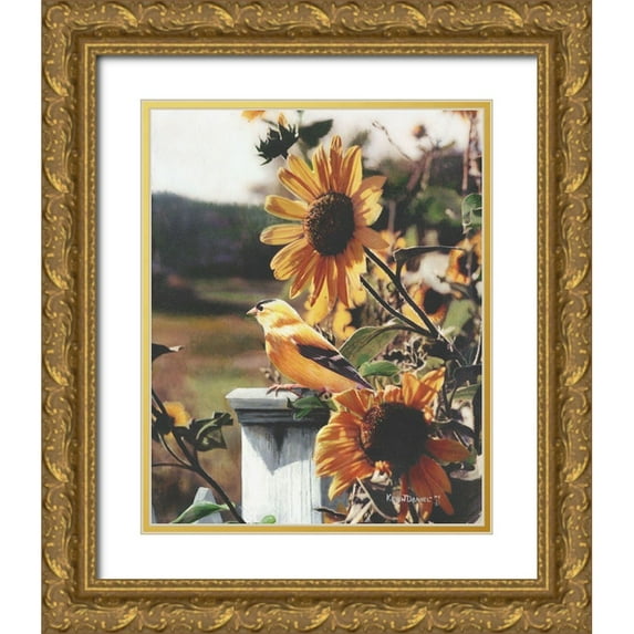 Daniel, Kevin 15x18 Gold Ornate Wood Framed with Double Matting Museum Art Print Titled - A Golden Morning