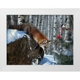 thumbnail image 1 of Daniel, Kevin 24x19 White Modern Wood Framed Museum Art Print Titled - Fox in Winter, 1 of 4