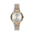 thumbnail image 1 of Daniel Klein 33mm Analog Watch for Women, Polished Stainless Steel Band, Crystal Markers - Rose Gold / Silver, 1 of 2