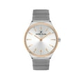 thumbnail image 1 of Daniel Klein 34mm Womens Mesh Watch, Metal Mesh Band, Square Crystal Markers, Baton Index - Rose Gold / Silver, 1 of 4