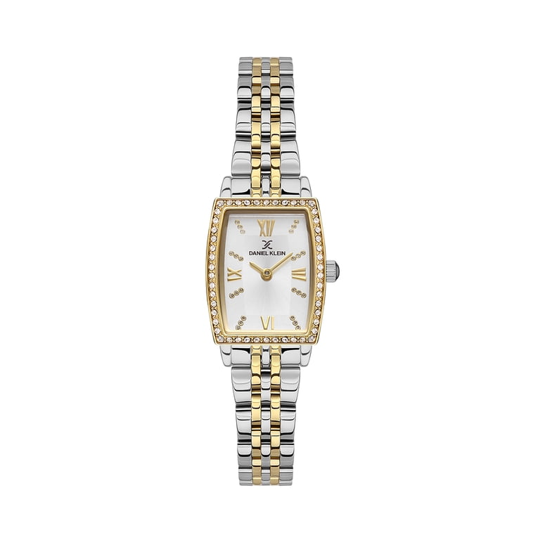 Two Tone Bracelet Watch Date Display Gold Silver Quartz Petite Analog Womens Seiko Women main image 2