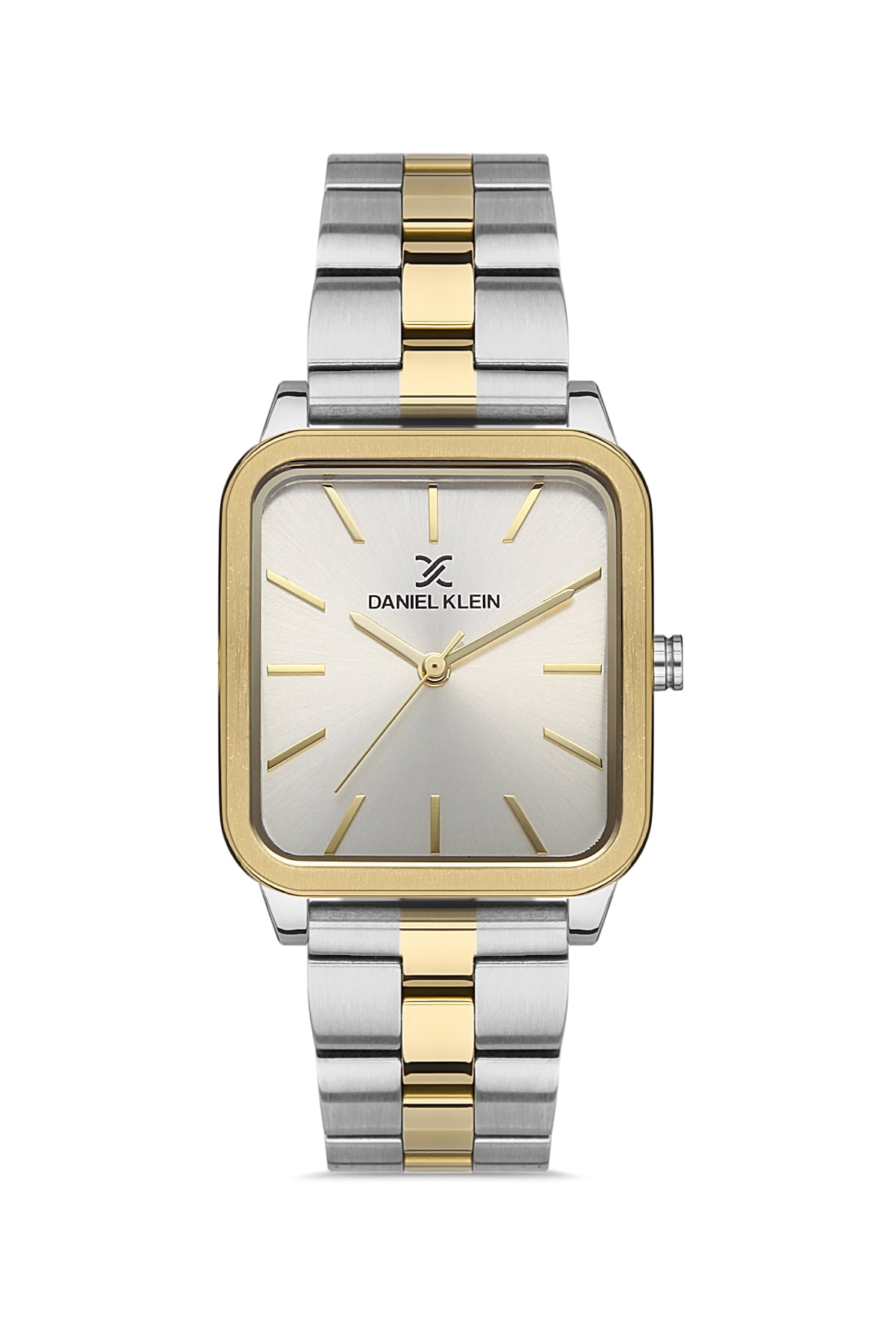 Daniel Klein Petite 30mm Square Analog Watch for Women, Stainless