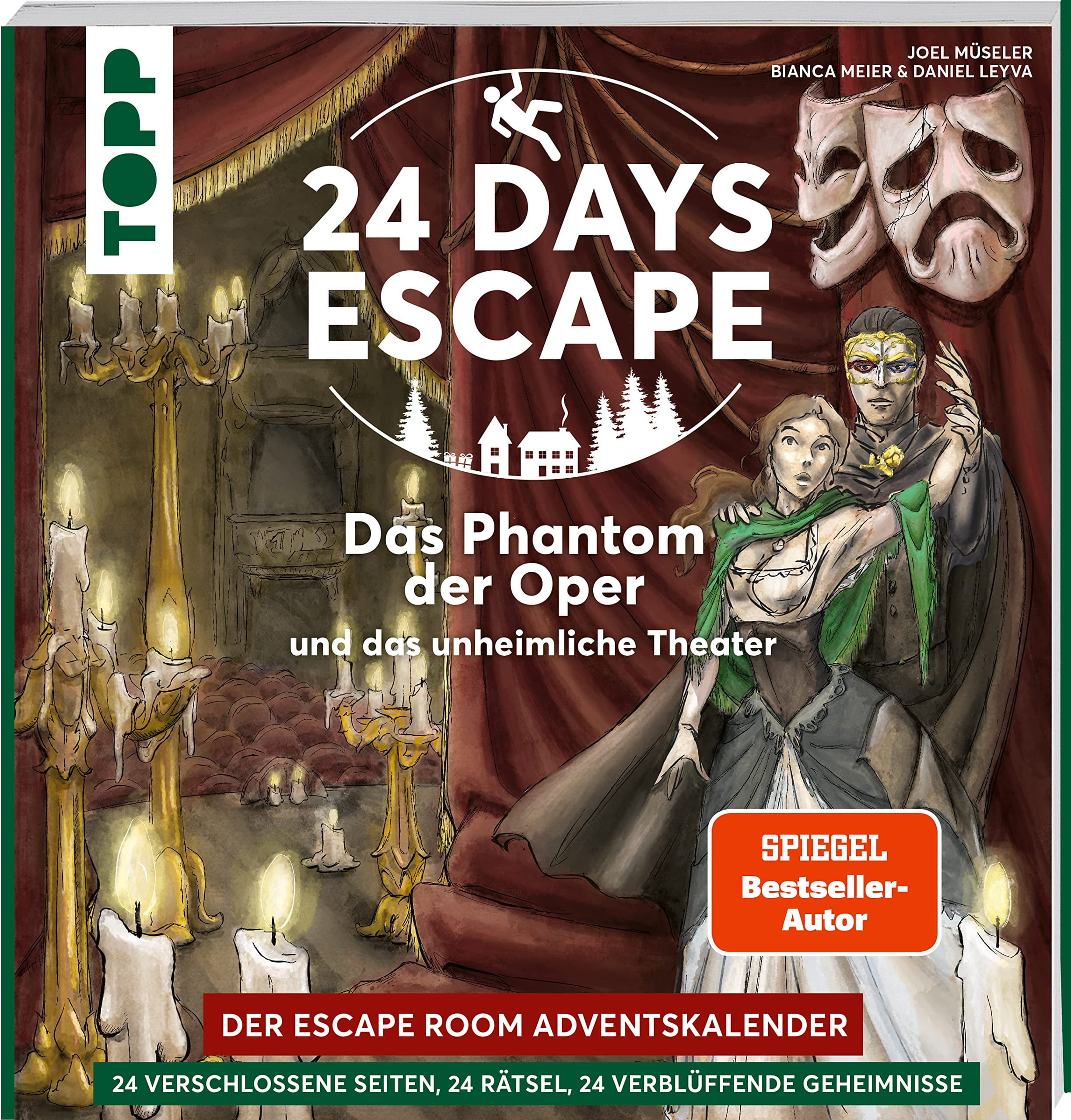 Daniel Leyva,Jo 24 DAYS ESCAPE – Der Escape Room Adventskalender: Das Phantom der O (Paperback)
