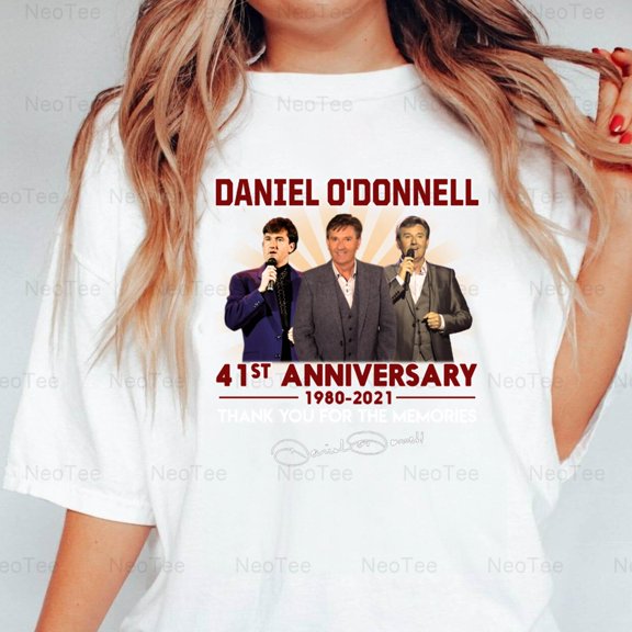 Daniel O'Donnell Anniversary Irish Singer Music Legend Fan Tribute Gift T-Shirt Unisex, up to 5XL