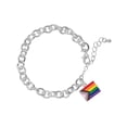 thumbnail image 1 of Daniel Quasar Progress Pride Flag Chunky Charm Bracelets 10 Pieces, 1 of 2