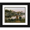 thumbnail image 1 of Daniel Ridgway Knight 14x11 Black Ornate Wood Framed Double Matted Museum Art Print Titled: The Water Carriers (1892), 1 of 5