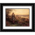 thumbnail image 1 of Daniel Ridgway Knight 2x Matted 24x20 Black Ornate Framed Art Print 'Springtime', 1 of 2