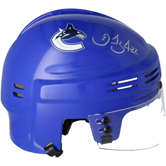 Daniel Sedin Vancouver Canucks Autographed Blue Mini Helmet - Fanatics Authentic Certified