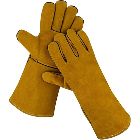 Daniel Smart All-purpose Goatskin Leather Welding Gloves Protective hand gloves for maximum protection Durable & Comfort