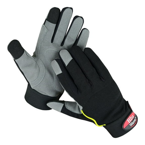 Daniel Smart All-purpose Mesh Leather Work Gloves Protective hand gloves with Gel Palm Design for Maximum Grip & Comfort.