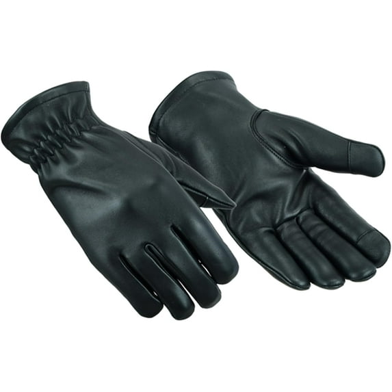 Daniel Smart Deerskin Leather Gloves – Unlined Motorcycle Gloves with Expansion Joints and Touch Screen Fingertips