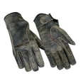 thumbnail image 1 of Daniel Smart Leather Gloves – Aniline Goat Leather Motorcycle Gloves with Cut out Knuckle, Gel Palm and Wrist Strap, 1 of 1