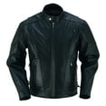 thumbnail image 1 of Daniel Smart Leather Motorcycle Jacket Men Premium Cowhide Leather Jacket with Euro Collar Design, 1 of 8
