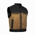 thumbnail image 1 of Daniel Smart Men’s Motorcycle Mesh Vest Low side Biker & Breathable Riding Gear Summer Vest with Zipper Closure, 1 of 4