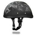 thumbnail image 1 of Daniel Smart Manufacturing 6002PS-S Eagle Cap with Pistons Skull - Non Dot, Black - Small, 1 of 6