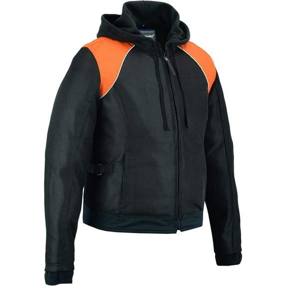 Daniel Smart Women’s Mesh Bike Riding Jacket – 3 in 1 Ladies Motorcycle Jacket with Breathable Mesh Material