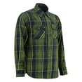 thumbnail image 1 of Daniel Smart Men Cotton Flannel Plaid Shirts - Regular Fit Long Sleeve Button Down Casual Shirts with Front Chest Pockets, 1 of 8