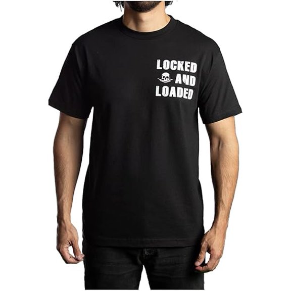Daniel Smart Men Cotton T-Shirt Short Sleeve Shirt with Screen Printed Image Crew Neck Tee Shirt.