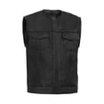 thumbnail image 1 of Daniel Smart Men leather vest Cowhide Motorcycle Leather Vest, 1 of 7