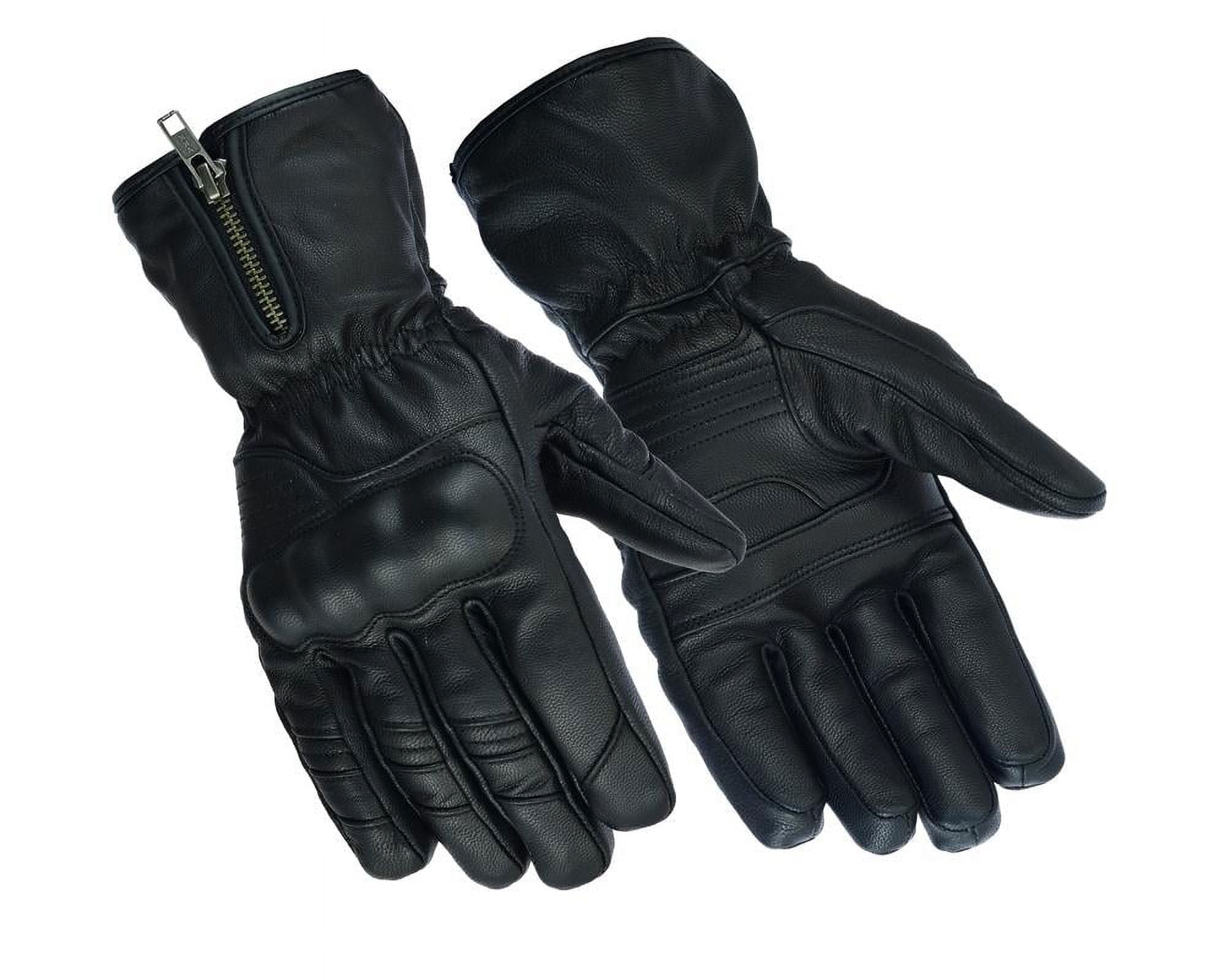 Daniel Smart Men’s Leather Gloves – Aniline Goat Leather Motorcycle ...