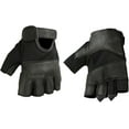 thumbnail image 1 of Daniel Smart Men’s Leather Gloves Fingerless Motorcycle Gloves with Gel Palm, Mesh and Synthetic Leather for Maximum Airflow, 1 of 6