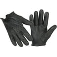 thumbnail image 1 of Daniel Smart Men’s Leather Gloves– Naked Goat Perforated Action Motorcycle Leather Gloves with Extra Air Flow and Short Wrist, 1 of 6