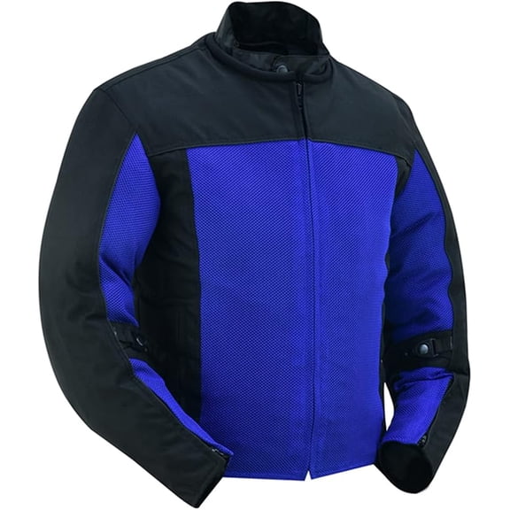 Daniel Smart Men’s Motorcycle Jacket All Season Sporty Mesh Motorcycle Jacket Maximum Airflow and Protection