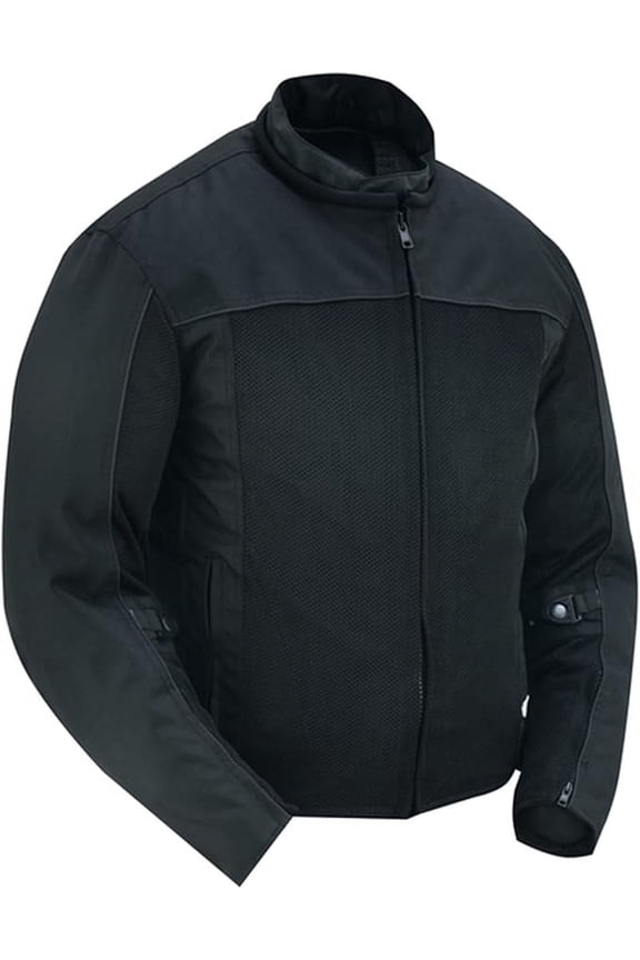 Daniel Smart Men’s Motorcycle Jacket All Season Sporty Mesh Motorcycle Jacket Maximum Airflow and Protection