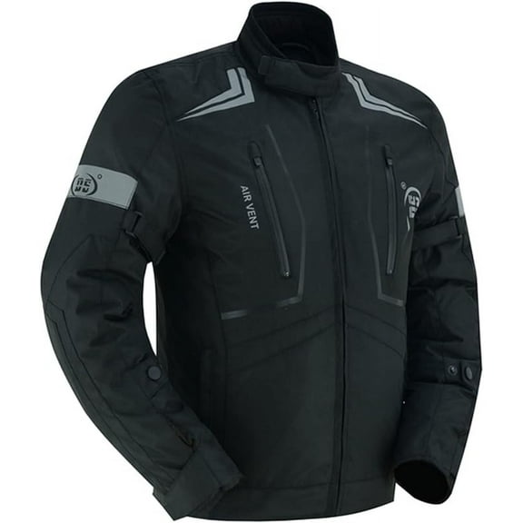 Daniel Smart Men's Motorcycle Jacket Water Resistant & Durable All Season Sporty Mesh Armored Motorcycle Jacket