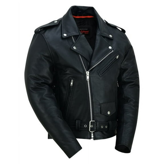 Daniel Smart Men’s Motorcycle Leather Jacket
