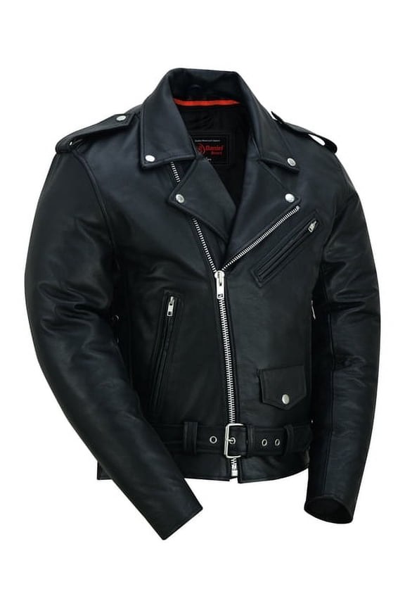 Daniel Smart Men’s Motorcycle Leather Jacket