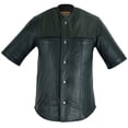 thumbnail image 1 of Daniel Smart Men’s Motorcycle Leather Shirt, 1 of 4
