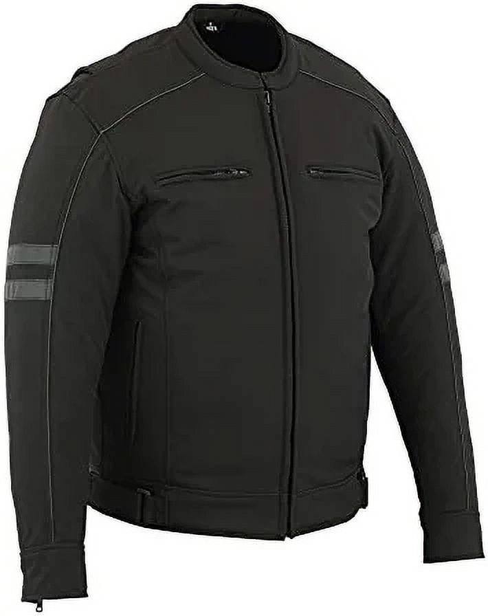 Daniel Smart Men’s Textile Jacket Motorcycle Jacket with reflective