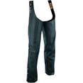 thumbnail image 1 of Daniel Smart Motorcycle Leather Chaps – All Season Unisex Biker Pant with Customizable fit and Carry Pockets, 1 of 7