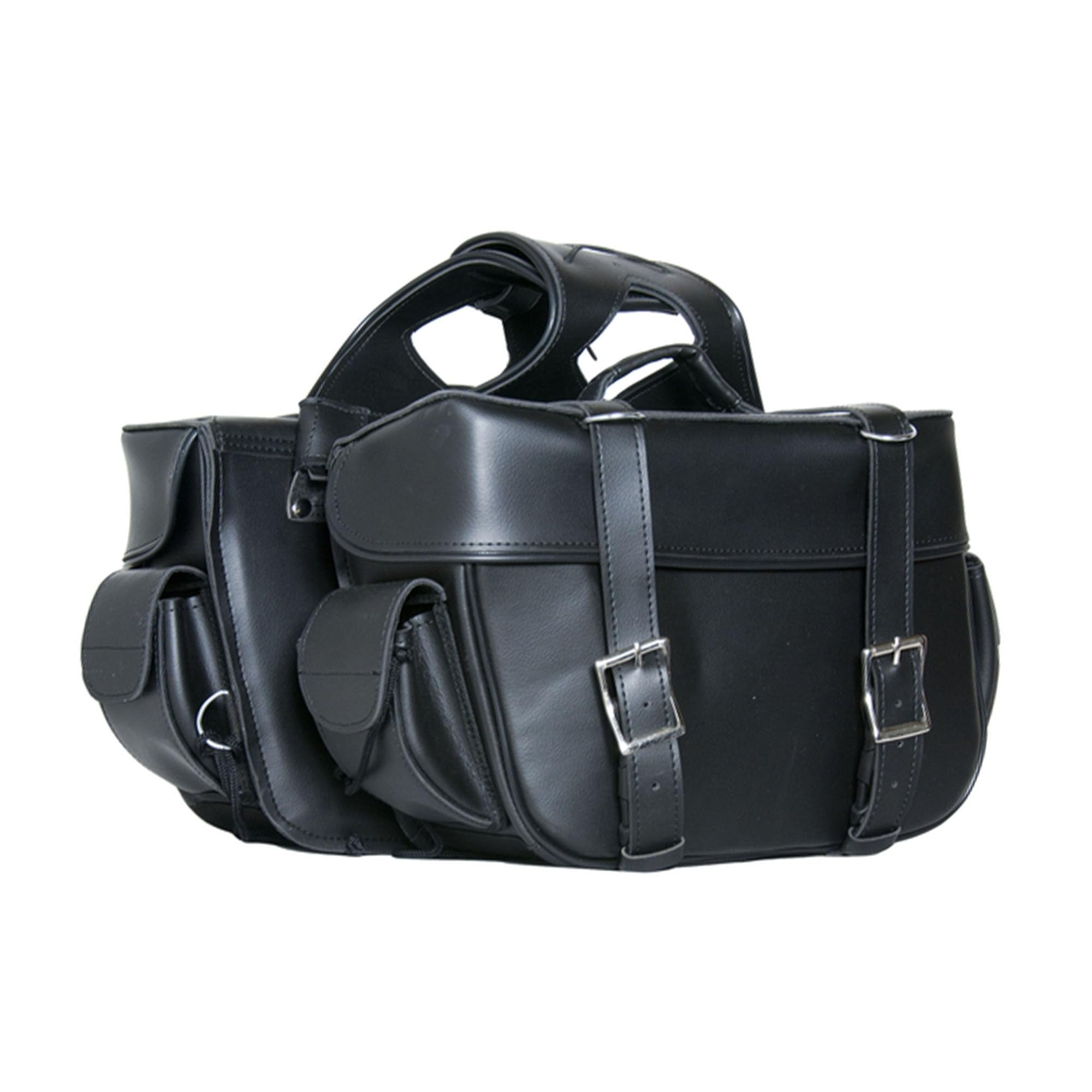 Daniel Smart Motorcycle Saddle Bag - Waterproof \u0026 Durable Premium Synthetic Leather with Heat Resistant at the Bottom