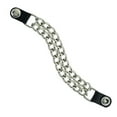 thumbnail image 1 of Daniel Smart Motorcycle Vest Extender Double Chain with Unique Designs with Leather Snap Buttons (1 Pcs), 1 of 2