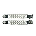 thumbnail image 1 of Daniel Smart Motorcycle Vest Extender Double Chain with Unique Designs with Leather Snap Buttons, 1 of 2
