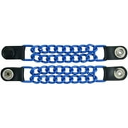 4 BUTTON LEATHER DOUBLE CHAIN MOTORCYCLE BIKER MC VEST EXTENDERS MADE IN USA 4 BUTTON LEATHER DOUBLE CHAIN MOTORCYCLE BIKER MC VEST EXTENDERS MADE IN USA