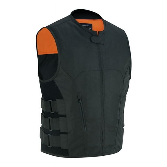 Daniel Smart S to 8XL Motorcycle Textile Vest for Men with Swat Design