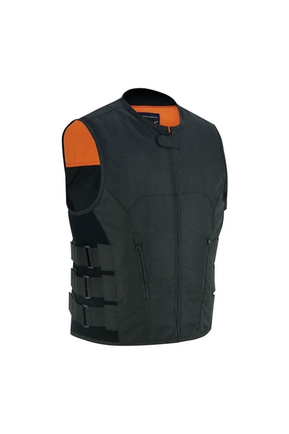 Daniel Smart S to 8XL Motorcycle Textile Vest for Men with Swat Design