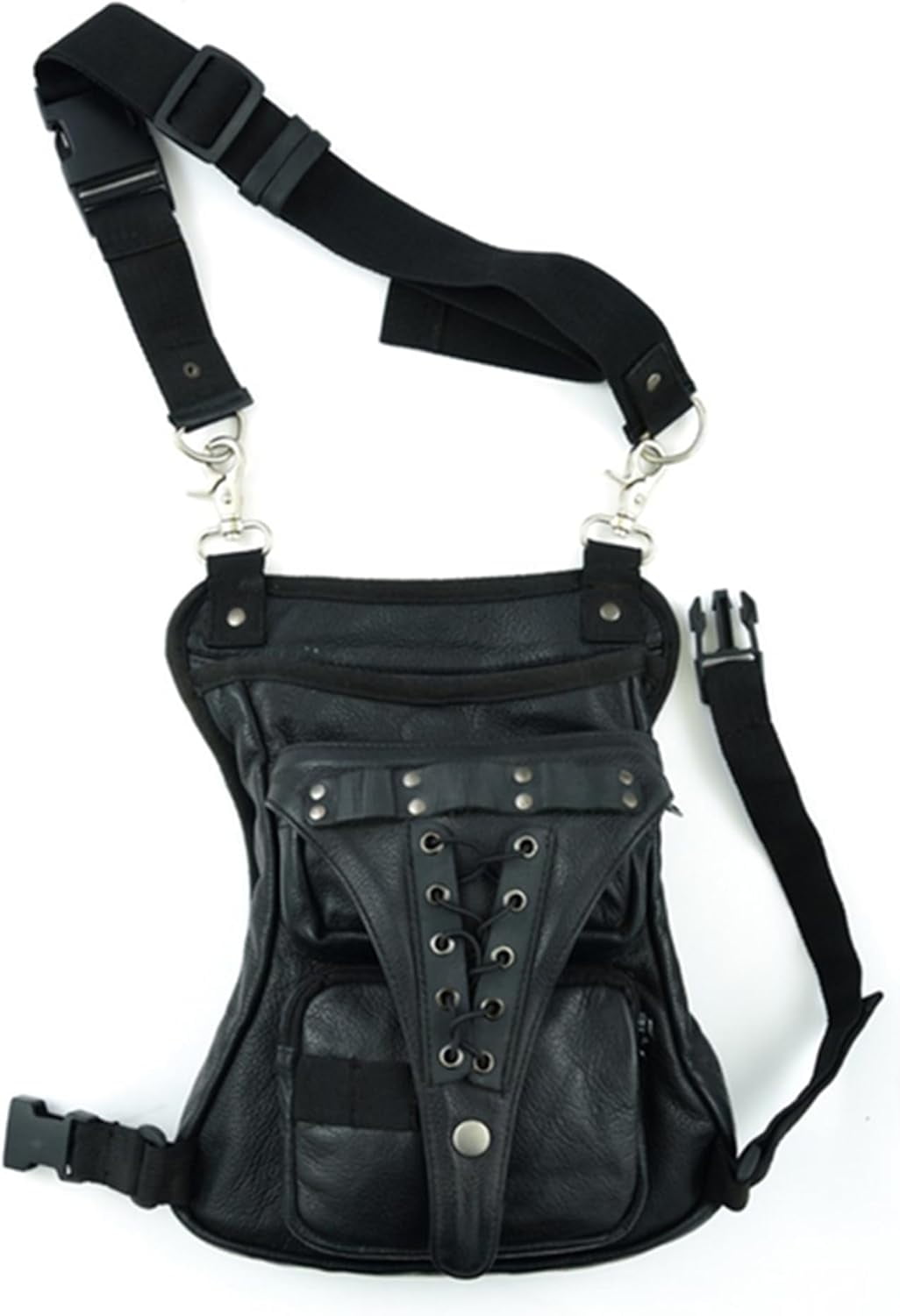 Daniel Smart Thigh Bag Versatile Storage with Gun Holster & Media Pocket Durable & Fashionable Perfect for Adventurers Black
