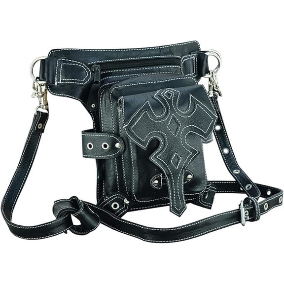 Daniel Smart Thigh & Waist Belt Bag Versatile Storage with Gun Holster Durable & Lightweight Perfect for Daily Use Black