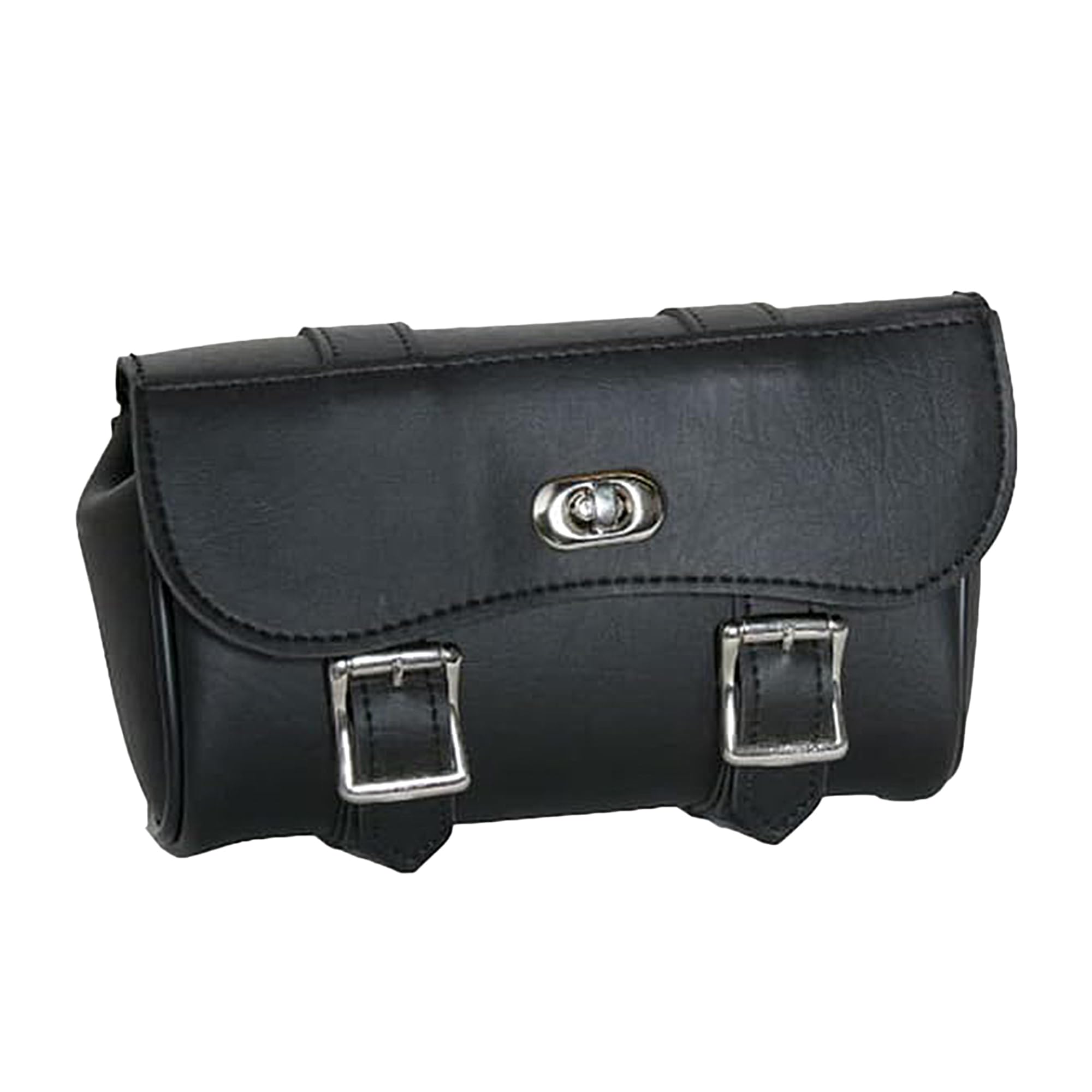 Daniel Smart Two Strap Tool Bag with Classic Design -Waterproof and Durable Premium Synthetic Leather with Stunning Twist and Pin Buckle Lock