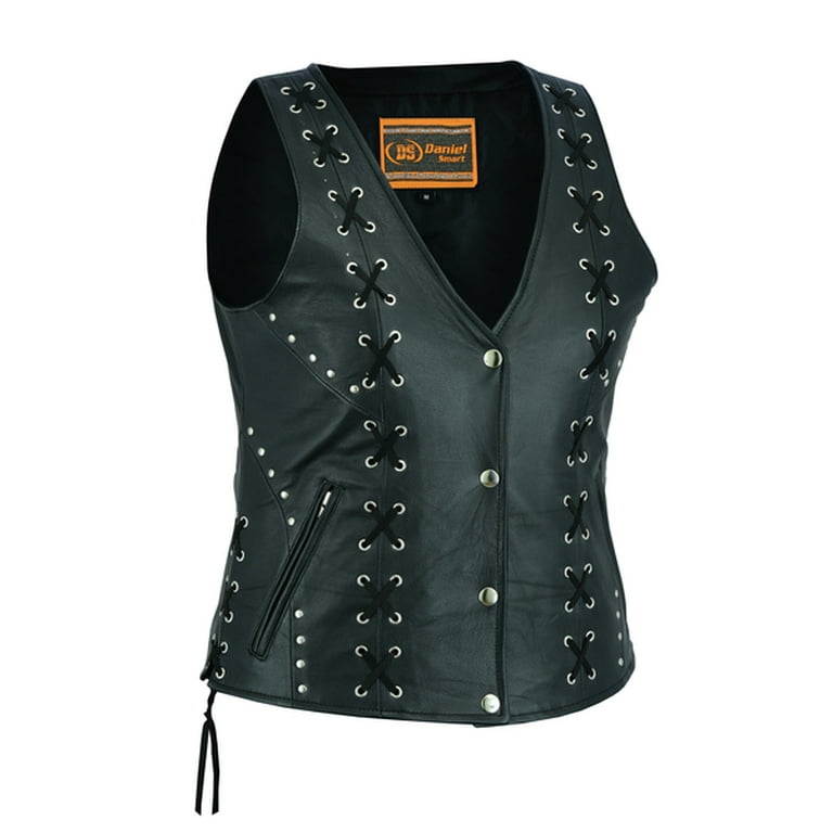 Daniel Smart Women Leather Vest