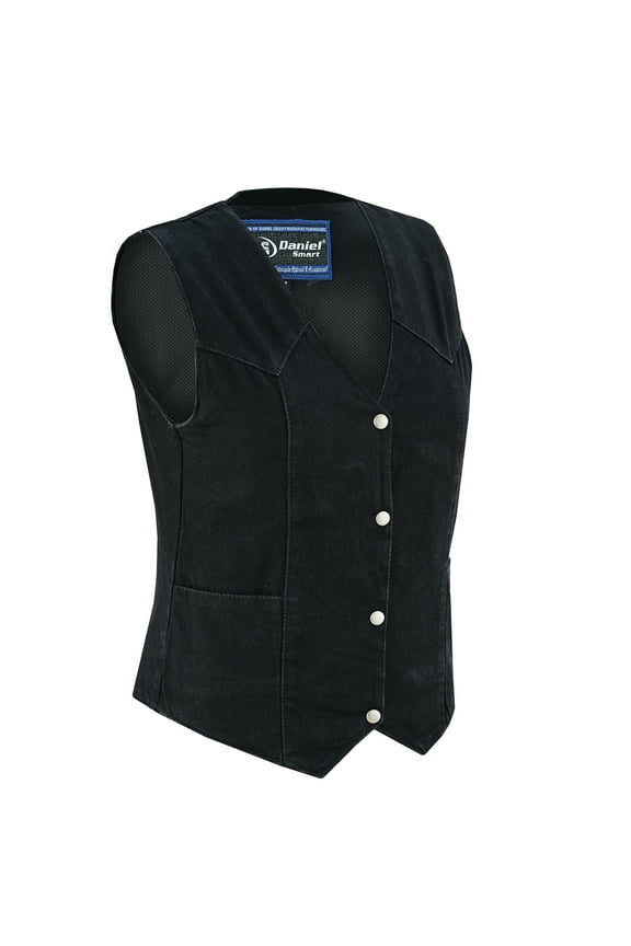 Daniel Smart XS to 5XL Sleeveless Women Denim Vest Unique Style