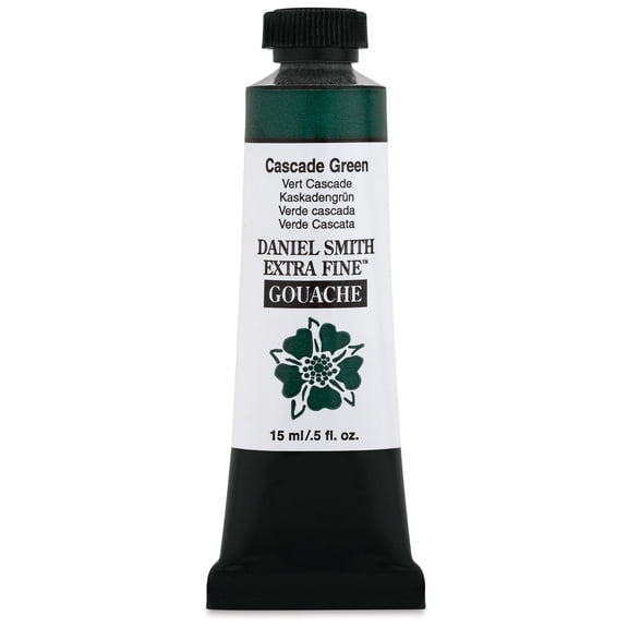 Daniel Smith Extra Fine Gouache - Cascade Green, 15 ml Tube