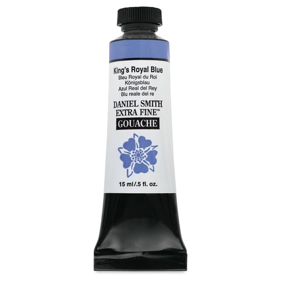 Daniel Smith Extra Fine Gouache - King's Royal Blue, 15 ml