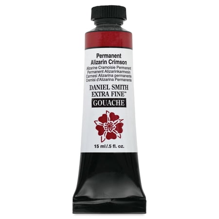 Daniel Smith Extra Fine Gouache - Permanent Alizarin Crimson, 15 ml Tube