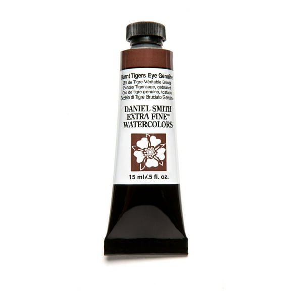 Daniel Smith Extra Fine Watercolor, 15 ml, Burnt Tigers Eye Genuine